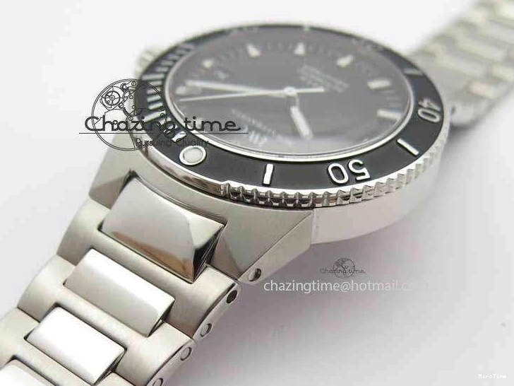 MIROTIME 0119 Packable Aquatimer Automatic SS Noob Best Edition Black Dial On SS Bracelet A 7252